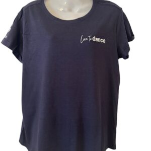 Kind Lines Dance Co. Navy Blue Colour Printed T Shirt Size XS to L Women AU