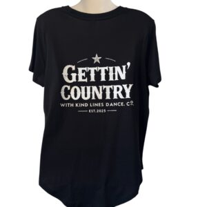Kind Lines Dance Co. Country (Plain Front) Themed T-Shirt Women