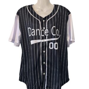 Kind Lines Dance Co. BLACK Baseball Style Shirt Women